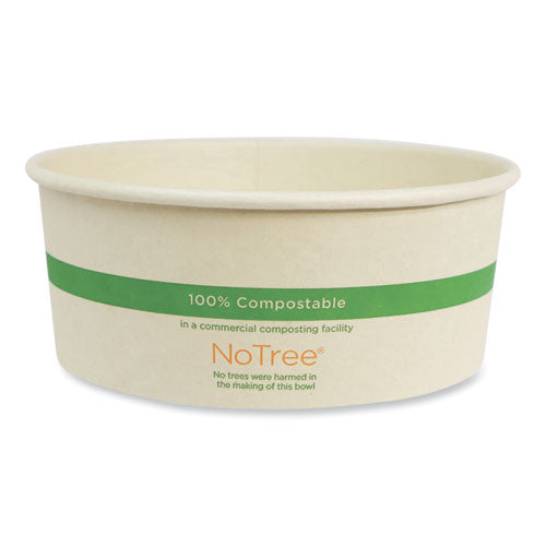 No Tree Wide Paper Bowls, 24 Oz, 5.9