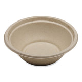 Fiber Bowls, 24 Oz, 7.4 X 7.4 X 2.3, Natural, Paper, 500/carton