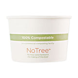 No Tree Paper Bowls, 24 Oz, 4.4" Diameter X 4.5"h, Natural, Sugarcane, 500-carton