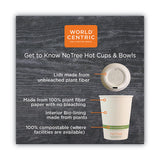 No Tree Paper Bowls, 32 Oz, 4.4" Diameter X 5.8"h, Natural, Sugarcane, 500-carton