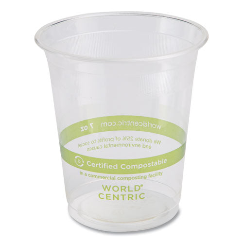 Pla Clear Cold Cups, 7 Oz, Clear, 2,000/carton