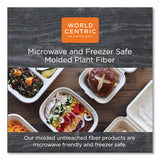 Fiber Lids For Fiber Containers, 8.9 X 6.9 X 0.4, Natural, Paper, 400-carton