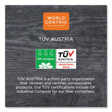 Fiber Lids For Fiber Containers, 8.9 X 6.9 X 0.4, Natural, Paper, 400-carton