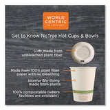 Notree Paper Hot Cups, 6 Oz, Natural, 1,000-carton