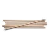 Sustainable Kraft Paper Straws, 8", 6,000/carton