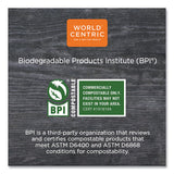 Pla Lids For Trsc60 Fiber Containers, 7.8 X 10.2 X 0.5, Clear, 400-carton