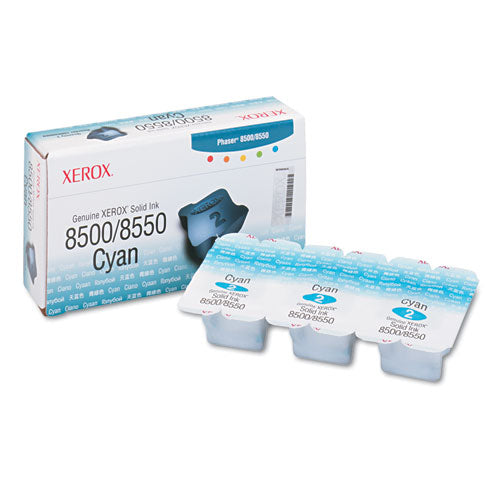 108r00669 Solid Ink Stick, 1033 Page-yield, Cyan, 3-box