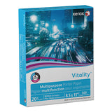 Vitality Multipurpose Print Paper, 92 Bright, 20 Lb, 8.5 X 11, White, 500 Sheets-ream, 10 Reams-carton