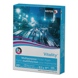 Vitality Multipurpose Print Paper, 92 Bright, 20 Lb, 8.5 X 11, White, 500 Sheets-ream, 10 Reams-carton