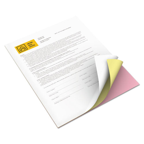 Revolution Carbonless 3-part Paper, 8.5 X 11, Pink-canary-white, 5, 010-carton
