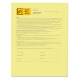 Revolution Digital Carbonless Paper, 1-part, 8.5 X 11, Canary, 500-ream