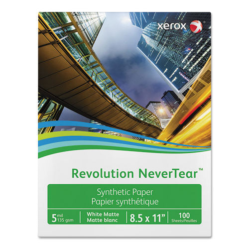 Revolution Nevertear, 5 Mil, 8.5 X 11, Smooth White, 500-ream