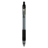 Z-grip Retractable Ballpoint Pen, Medium 1 Mm, Black Ink, Clear Barrel, 24-pack