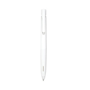 Blen Gel Pen, Retractable, Fine 0.7 Mm, Black Ink, White Barrel, Dozen