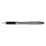 Jimnie Stick Gel Pen, Medium 0.7mm, Black Ink, Smoke Barrel, Dozen