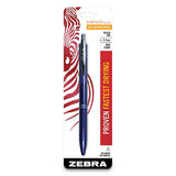 Blister-carded Sarasa Grand Retractable Gel Pen, Fine 0.7mm, Black Ink, Gold Barrel