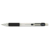 Z-grip Mechanical Pencil, 0.7 Mm, Hb (#2.5), Black Lead, Clear-black Grip Barrel, Dozen