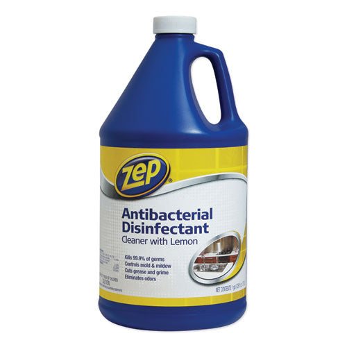 Antibacterial Disinfectant, Lemon Scent, 1 Gal, 4-carton